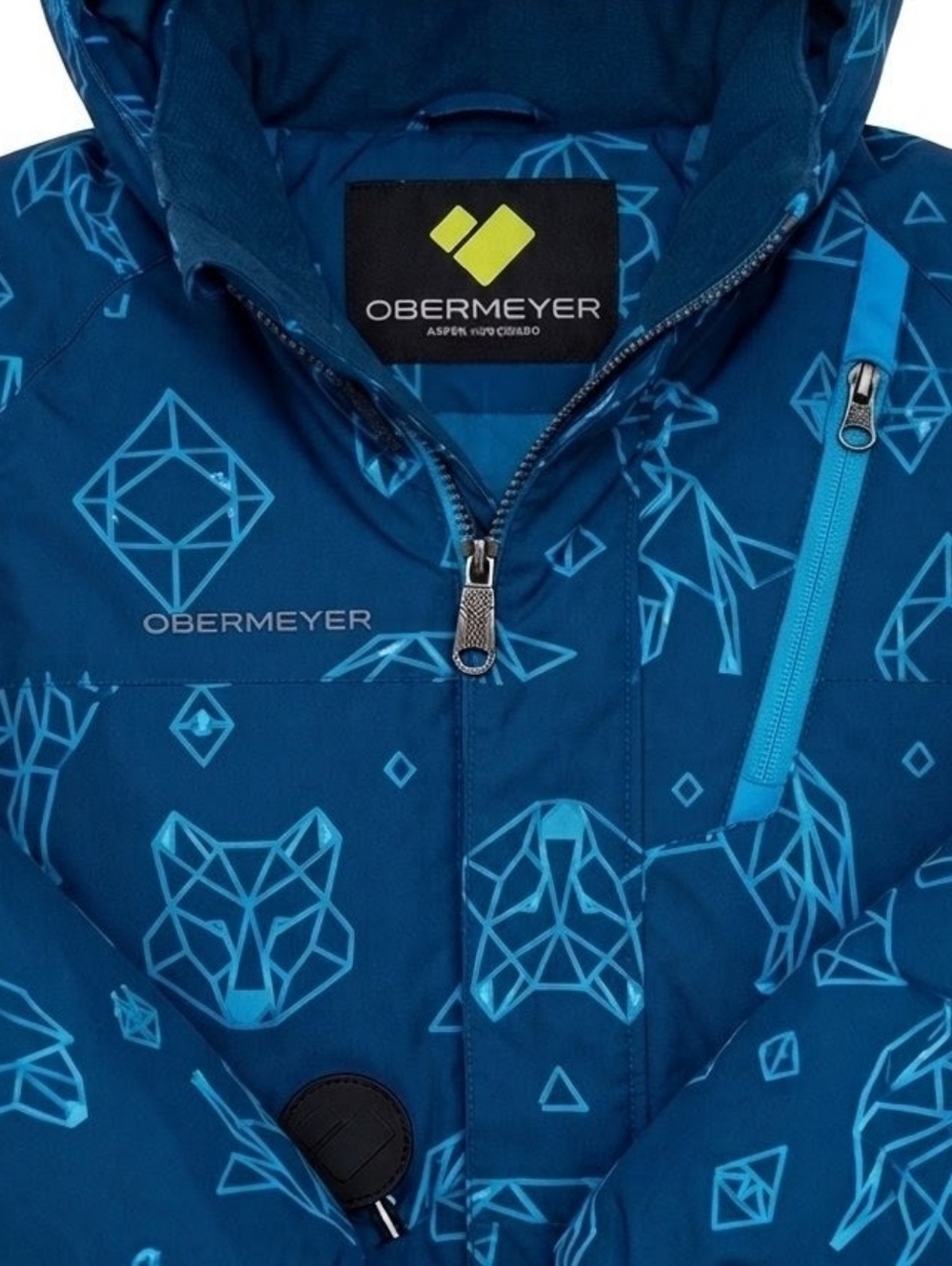 Obermeyer Boys Insulated Waterproof Winter Ski Coat Size 6 With I Grow System